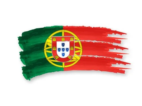 Portuguese flag Stock Illustration
