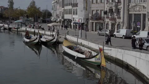 The Portuguese Gondolas Stock Footage 237910158
