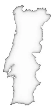 Portuguese map Stock Photos