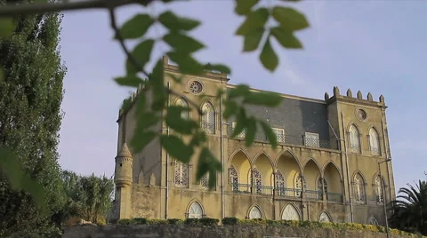 Portuguese palace. Stock Footage 63065510