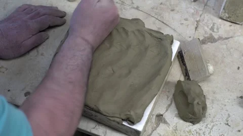 Portuguese Tile handmade Process Stock-Footage 189376013