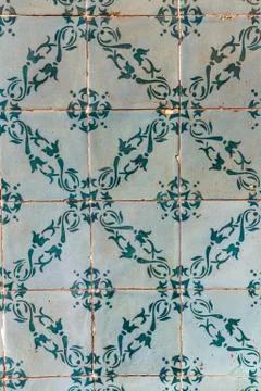 Portuguese Tile Patterns Stock Photos