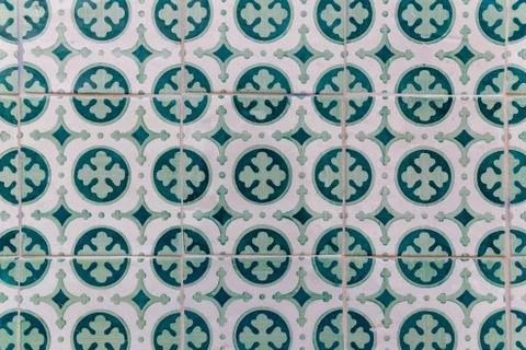 Portuguese Tile Patterns Stock Photos