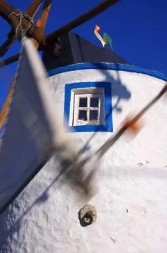 Portuguese windmill Stock Photos