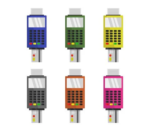 Pos icon illustrated in vector on white background Stock Illustration