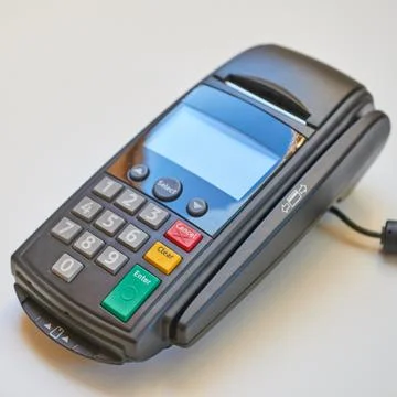 POS Payment Terminal Stock Photos