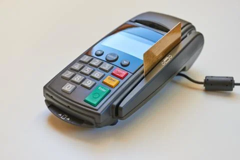 POS Payment Terminal Foto stock