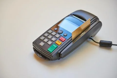 POS Payment Terminal Stock Photos