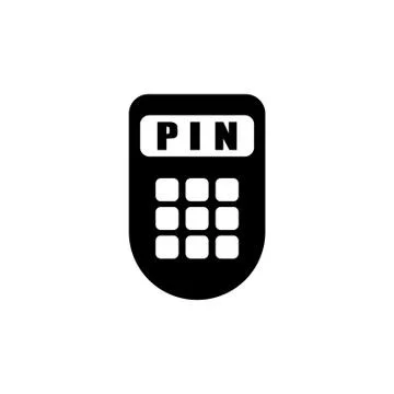 POS terminal flat vector icon. Stock Illustration