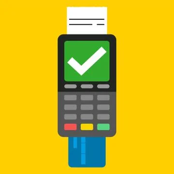 POS terminal icon Stock Illustration