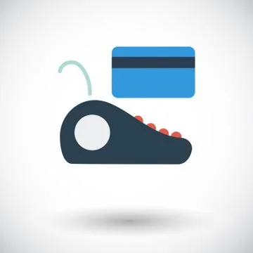 POS terminal Stock Illustration