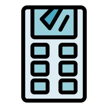 Pos terminal processing payment showing digital transaction Illustrazione stock