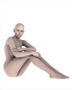 Posed Mannequin Stock Illustration