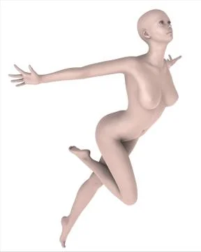 Posed Mannequin Stock Illustration
