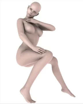 Posed Mannequin Stock Illustration