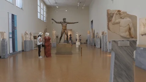 Poseidon in Athens Stock Footage 127168577