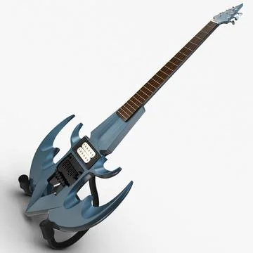 Poseidons Anchor Electric Guitar 3D Model