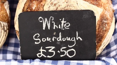 Posh, expensive bread Stock Footage 102662432