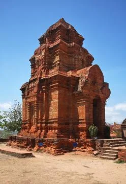 Poshanu Cham Tower in Phan Thiet. Vietnam Stock Photos