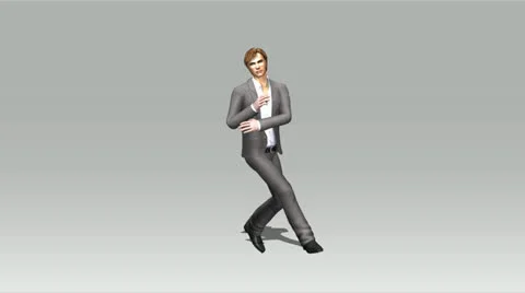 Posing man Stock Footage 26546441