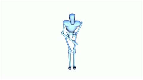 Posing mannequin Stock Footage 12568356