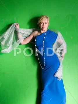Posing woman Stock Photos
