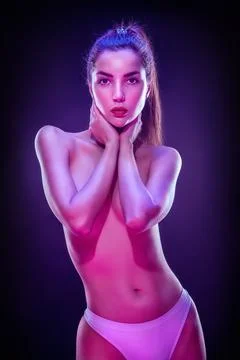 Posing young beauty 스톡 사진