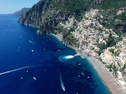 Positano, aerial view Video stock 75441910