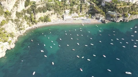Positano Bay Flight Stock Footage 150238291
