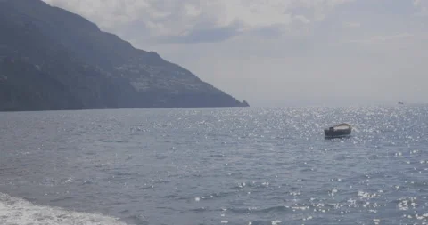 Positano Beach, Shining Sea Stock Footage 137580069