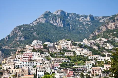 Positano view Stock-Fotos