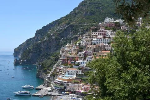 Positano View Foto stock