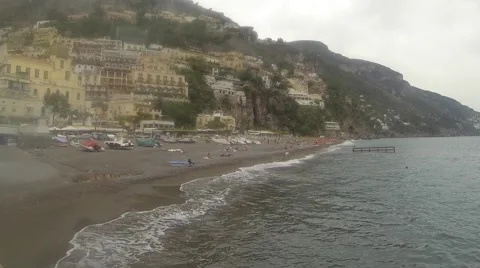 Positano from the water video Video stock 55367295