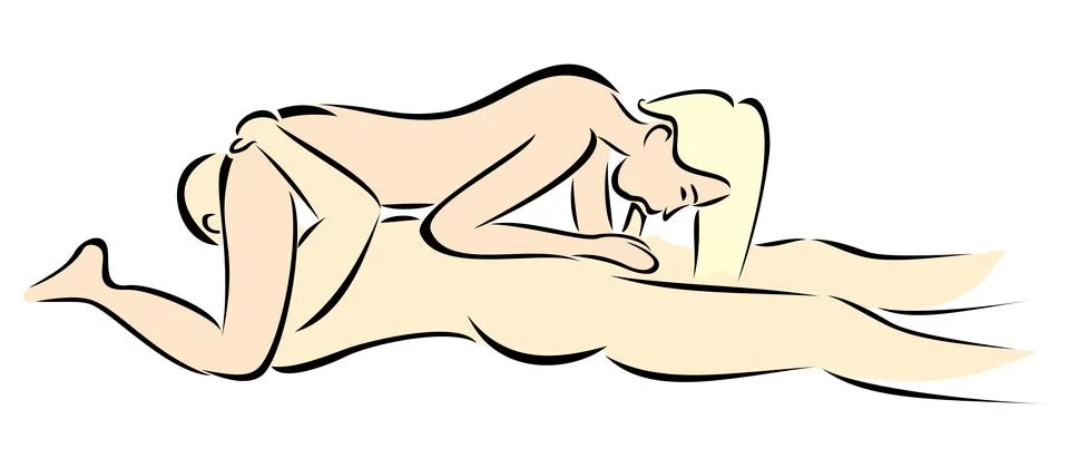 Position 69 illustration Stock Illustration