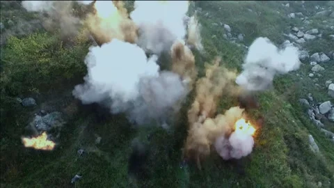 Position by shelling Stock Footage 235269799