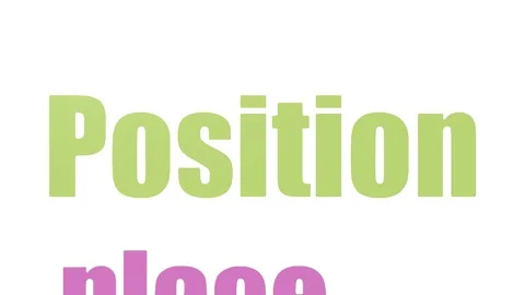 Position Wordcloud Animated On White Background Stock Footage 107203484