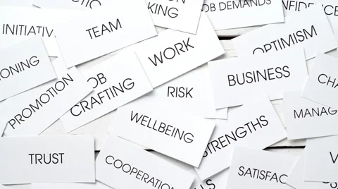 Positioning and cloud of business concepts Stock Footage 66250469