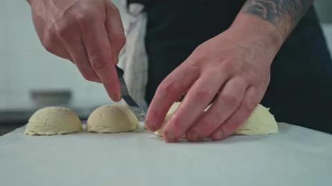 Positioning Creamy Desserts on Board Stock Footage 290338926