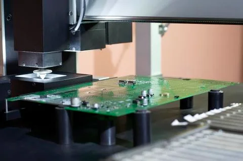 The positioning element of the robot manipulator Stock Photos