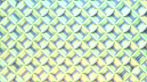 A positive 4K animation with a hypnotic pattern of 3D elements. Seamless cycle 스톡 동영상 320159415