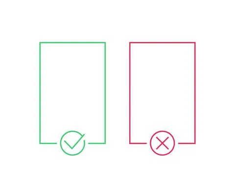 Positive and negative, line vector Stock Illustration