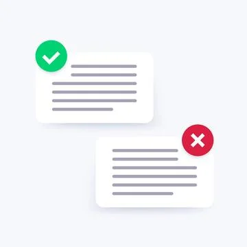 Positive and negative, vector design elements イラスト素材