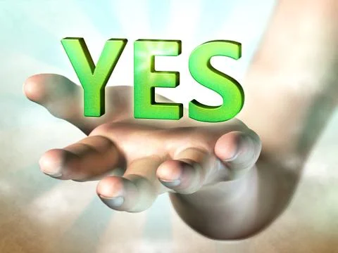 Positive answer Stock Illustration