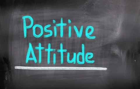 Positive attitude concept Stock Illustration
