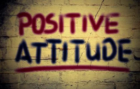 Positive attitude concept Stock Illustration