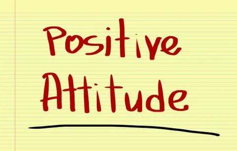 Positive Attitude Concept Illustrazione stock