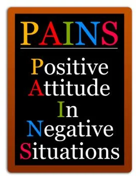 Positive attitude Stock Illustration