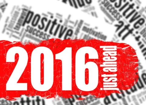 Positive attitude word cloud Stock Illustration