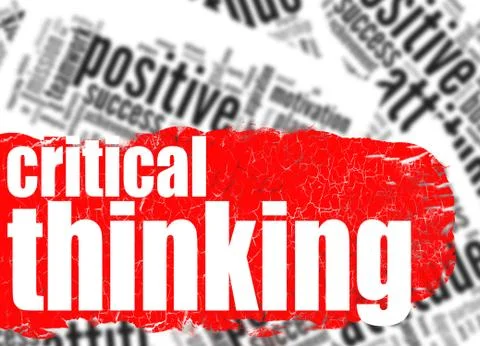 Positive attitude word cloud Stock Illustration