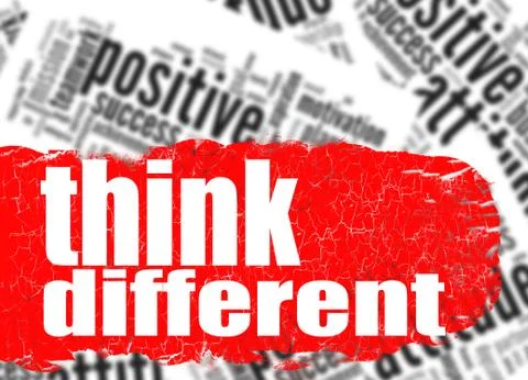 Positive attitude word cloud Stock-Illustration